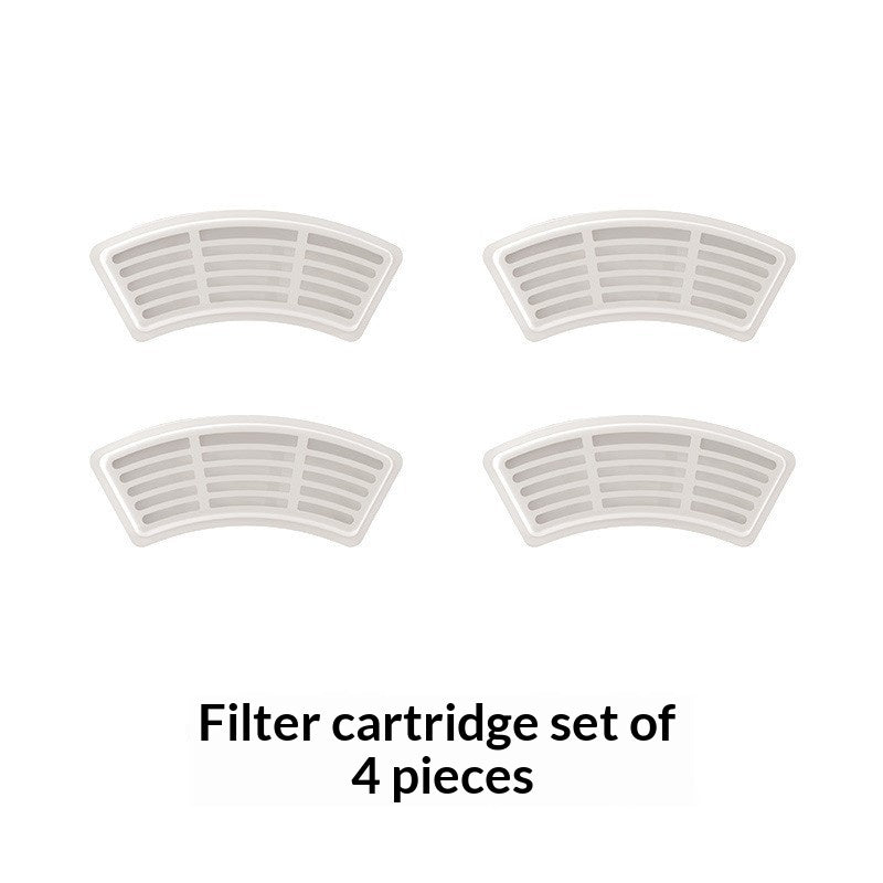 Pet water fountain replacement filter set